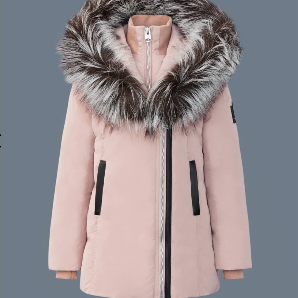 Pink Mackage Coat kids size 14